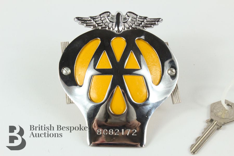 1940's /50's AA Automobile Association Car Badge - Image 2 of 5