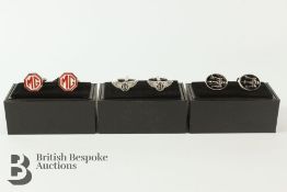 Three Sets of Gentleman's Cufflink's