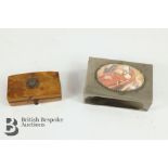 1920's Pontiac Cars Varnished Pill Box