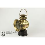 Joshua Lucas Ltd King of the Road Brass Lamp