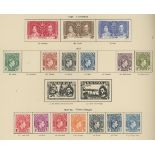 1937-84 Mint collection on album pages.