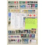 1957-2002 Mint (mostly U/M) collection of commem sets & min sheets on stocksheets.