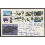 1965 Battle of Britain GPO FDC with Biggin Hill CDS signed by 20 Battle of Britain Aces,