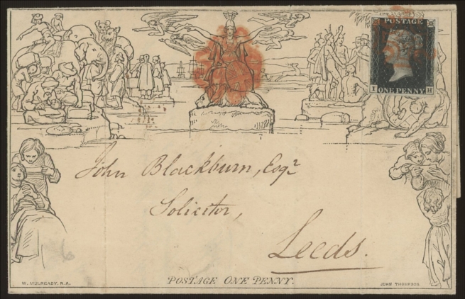 Range of better early covers in large stockbook, some with certificates, incl. 1840 1d Mulready