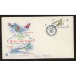 Airey Neave: Autographed on 1968 Annivs 1/- RAF Stuart FDC. Unaddressed, fine.