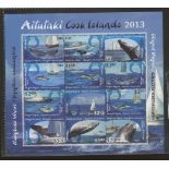 2012 Whales & Dolphins min sheet U/M.