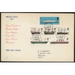 1969 Ships unusual illustration P.P.S. FDC with Croydon FDI H/S.