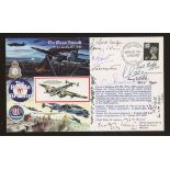 1990 The Major Assault cover signed by 11 Battle of Britain participants. Printed address, fine.