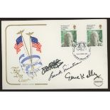 1976 American Bicentenary Cotswold FDC signed by Bob Hope, Frank Sinatra & Gene Kelly.