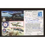 1990 The Major Assault cover signed by 10 Battle of Britain participants. Printed address, fine.