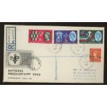 1962 NPY (Phosphor) illustrated FDC with Waterloo Station registered CDS. Printed address, fine.