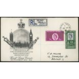 1961 Parliament illustrated FDC with very relevant unrecorded Northern Parliament registered CDS.