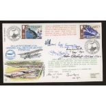 1988 Transport RFDC FDCwith 2 values signed by 7 Battle of Britain participants.
