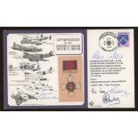 1984 RAF Distinguished Service Order cover signed by 5 DSO holders. Unaddressed, fine.
