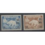 1956 Polar Bear surcharge set U/M.