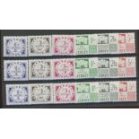 Jersey Postage Dues: 1969 set U/M x 3 sets.