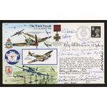 1990 The Major Assault cover signed by 10 Battle of Britain participants. Printed address, fine.