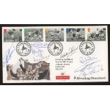 Football: 1996 Football Legends FDC signed by 7 of the 1966 World Cup winning team: Geoff Hurst