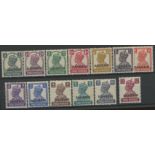 1942-45 set to 12a Mint.