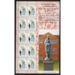 2005 Christmas set & Hans Christian Anderson sheets of 10 U/M, mounted at top.