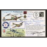 1990 The Major Assault cover signed by 10 Battle of Britain participants. Printed address, fine.