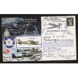 1990 The Major Assault cover signed by 8 Battle of Britain participants. Printed address, fine.