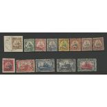 Marshall Islands: 1901 No wmk Yachts set F/U, 3m & 5m values both signed Bothe twice.