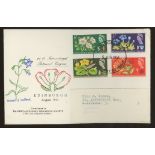 1964 Botanical (phosphor) Newlands Road Philatelic Society FDC with London WC FDI H/S.