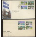 1968 Bridges Plain FDC, with illustration from illustrated FDC affixed, with Trowbridge CDS.