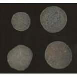 Hammered coins x 4 incl.