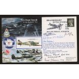 1990 The Major Assault cover signed by 4 Battle of Britain participants. Printed address, fine.