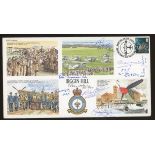 2002 Biggin Hill Air Fair cover signed by 10 Battle of Britain participants. Unaddressed, fine.