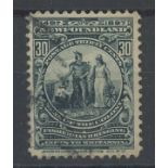 1897 Discovery 30c slate-blue used, fine.