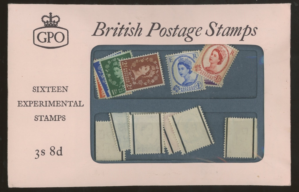 1960 Phosphor Graphite forerunner pack with Correction sticker on reverse.