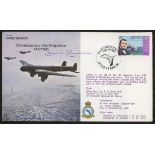 1986 RAF cover signed by Dambuster David Shannon DSO & bar DFC & bar. Unaddressed, fine.