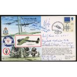 1990 The Major Assault cover signed by 7 battle of Britain participants. Printed address, fine.