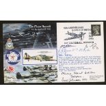 1990 The Major Assault cover signed by 4 Battle of Britain participants. Printed address, fine.