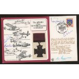 1984 Award of VC to Airmen cover signed by 4 VC holders. Unaddressed, fine.