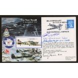 1990 The Major Assault cover signed by 3 Battle of Britain participants: R.R.