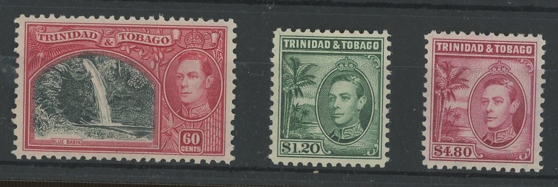 1938 60c, $1.20 & $4.80 U/M, fine.