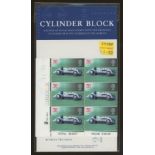 1998 Speed 30p cylinder block of 6 Format Pack unopened as issued