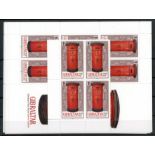 2016 Pillar Boxes set U/M x 16.