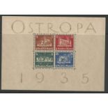 1935 International Philatelic Exhibition Min Sheet U/M.