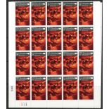 2015 Fire & Rescue Service set in part sheets of 20 U/M.