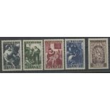 1949 National relief Fund set U/M.