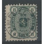 1875 8p green F/U.