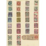 1887-92 set used x 2 sets with shades, all cds postmarks.