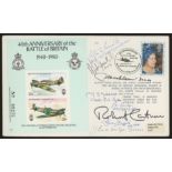 1980 Battle of Britain cover signed by Robert Runcie & 7 other Battle of Britain participants.