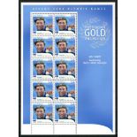 2004 Gold Medal Winners Smiler sheet of 10 U/M x 17 sheets.