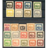 Geissen 1945-46 local post issues Mint.